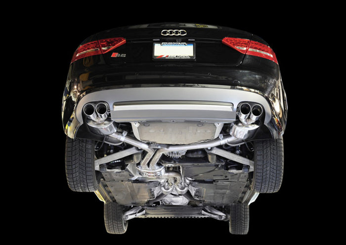 AWE Tuning Audi B8 S5 4.2L Touring Edition Exhaust System - Polished Silver Tips available at Damond Motorsports