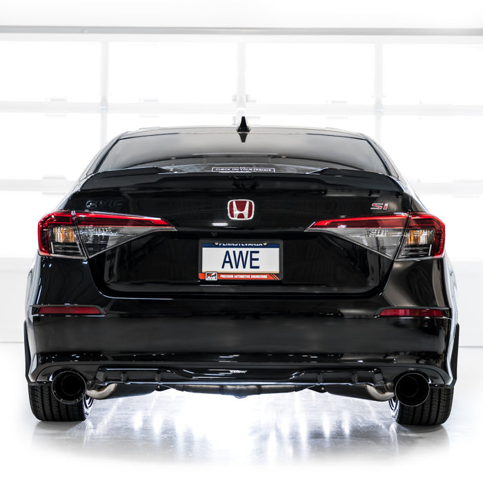 AWE Tuning 22+ Honda Civic Si/Acura Integra Touring Edition Catback Exhaust - Dual Diamond Black Tip available at Damond Motorsports