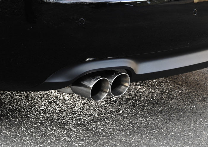 AWE Tuning Audi B8 A5 2.0T Touring Edition Exhaust - Quad Outlet Polished Silver Tips available at Damond Motorsports