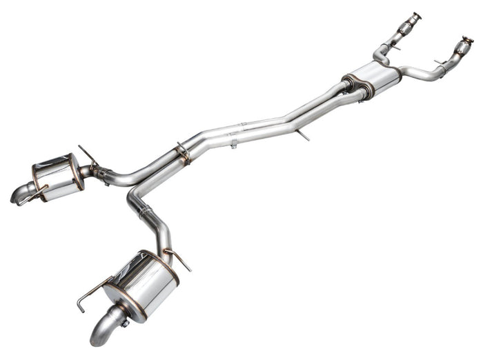 AWE Audi 2019-2023 C8 A6/A7 3.0T Touring Edition Cat-back Exhaust- Turn Downs available at Damond Motorsports