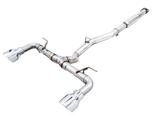 AWE Subaru BRZ/ Toyota GR86/ Toyota 86 Track Edition Cat-Back Exhaust- Chrome Silver Tips available at Damond Motorsports