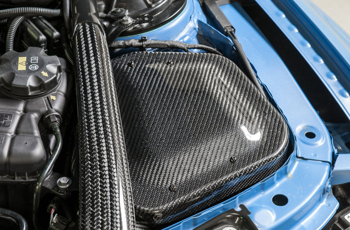 AWE Tuning BMW F8x M3/M4 S-FLO Carbon Intake available at Damond Motorsports