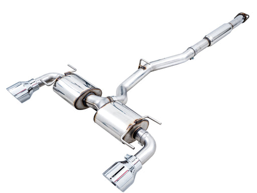 AWE Subaru BRZ/ Toyota GR86/ Toyota 86 Touring Edition Cat-Back Exhaust- Chrome Silver Tips available at Damond Motorsports