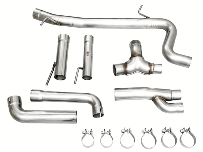 AWE Tuning Audi 22-23 8Y RS3 Cat-Back Track Edition Exhaust System - No Tips available at Damond Motorsports