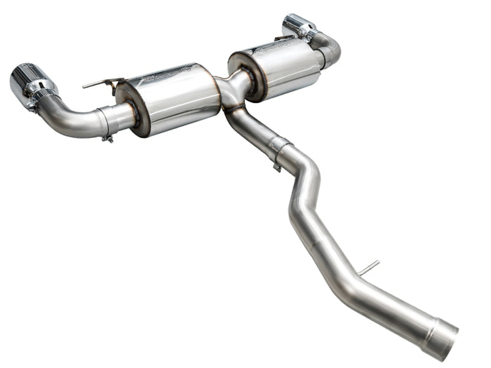 AWE 19-23 BMW 330i / 21-23 BMW 430i Base G2X Touring Axle Back Exhaust - Chrome Silver available at Damond Motorsports