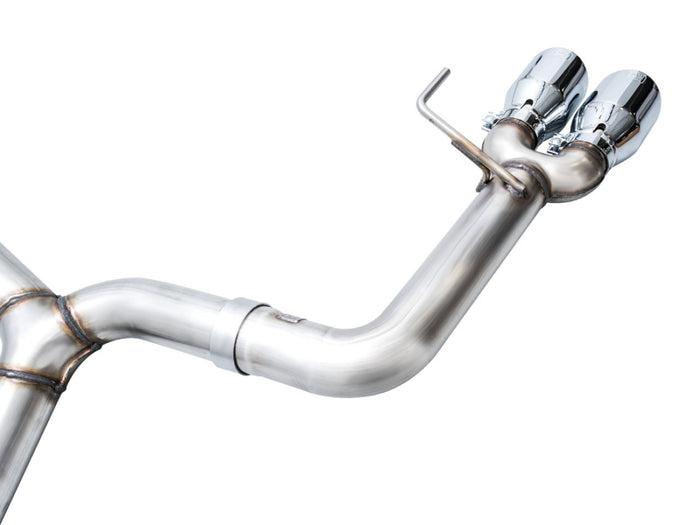 AWE Tuning 2022+ VB Subaru WRX Track Edition Exhaust - Chrome Silver Tips available at Damond Motorsports