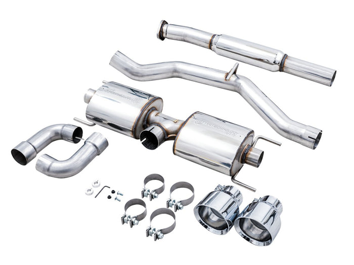 AWE Subaru BRZ/ Toyota GR86/ Toyota 86 Touring Edition Cat-Back Exhaust- Chrome Silver Tips available at Damond Motorsports