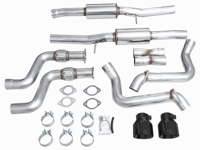 AWE 2023 Nissan Z RZ34 RWD Track Edition Catback Exhaust System w/ Diamond Black Tips available at Damond Motorsports