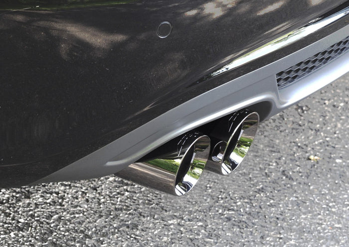 AWE Tuning Audi B8 A4 Touring Edition Exhaust - Single Side Polished Silver Tips available at Damond Motorsports