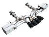 AWE 2023 C8 Corvette Z06 SwitchPath Cat-Back Exhaust - Diamond Black Tips available at Damond Motorsports