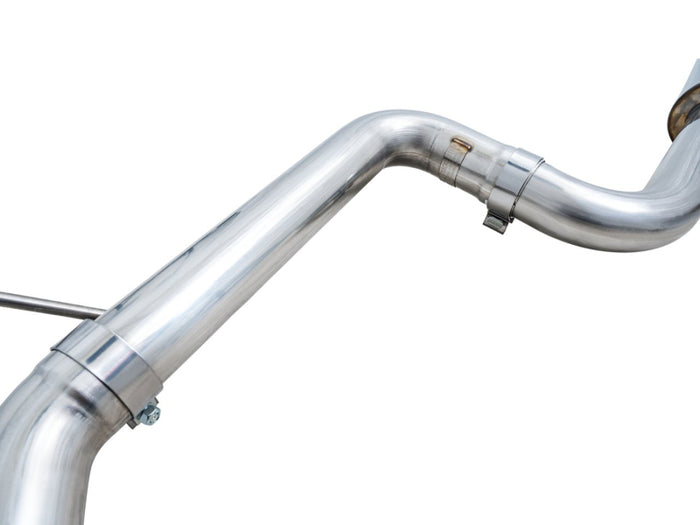 AWE 2022 VW GTI MK8 Track Edition Exhaust - Diamond Black Tips available at Damond Motorsports