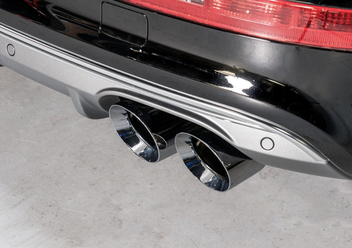 AWE Tuning Audi 8R SQ5 Touring Edition Exhaust - Quad Outlet Diamond Black Tips available at Damond Motorsports