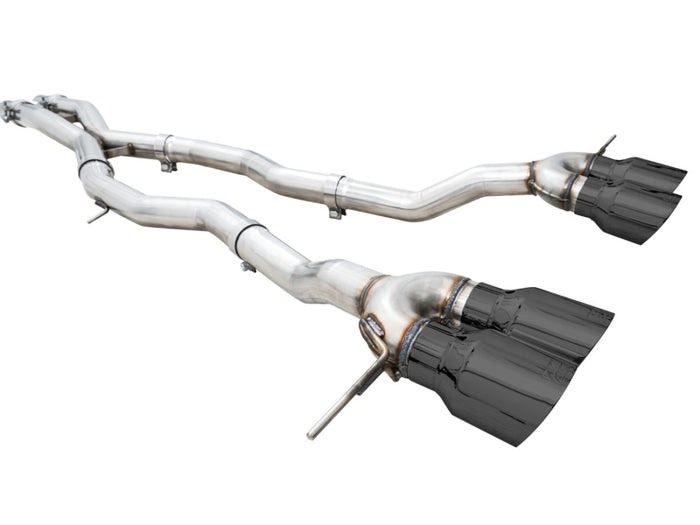 AWE Track Edition Catback Exhaust for BMW G8X M3/M4 - Diamond Black Tips available at Damond Motorsports