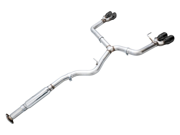 AWE Tuning 2022+ VB Subaru WRX Track Edition Exhaust - Diamond Black Tips available at Damond Motorsports