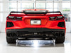 AWE Tuning 2020 Chevrolet Corvette (C8) Touring Edition Exhaust - Quad Diamond Black Tips available at Damond Motorsports