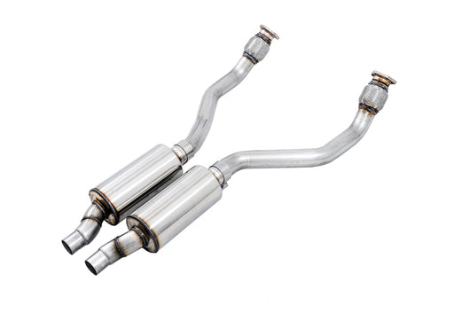 AWE Tuning Audi B8 / C7 3.0T Resonated Downpipes for S4 / S5 / A6 / A7 available at Damond Motorsports