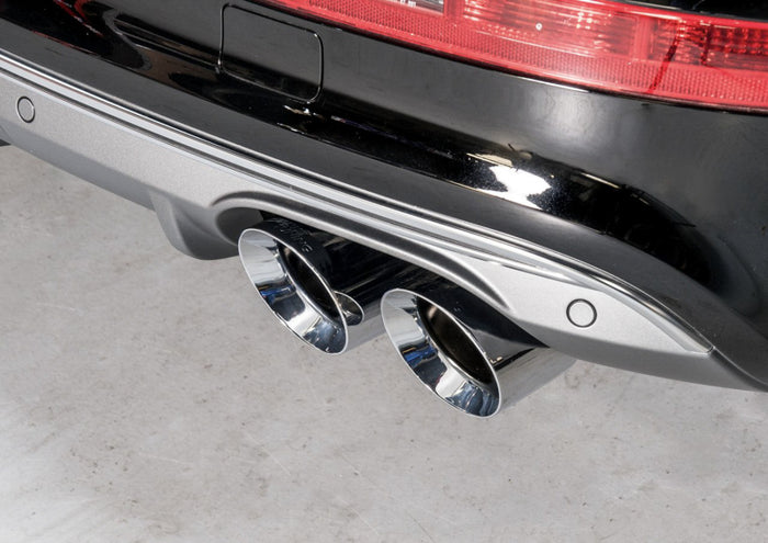 AWE Tuning Audi 8R SQ5 Touring Edition Exhaust - Quad Outlet Chrome Silver Tips available at Damond Motorsports