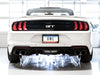 AWE Tuning 2018+ Ford Mustang GT (S550) Cat-back Exhaust - Touring Edition (Quad Chrome Silver Tips) available at Damond Motorsports