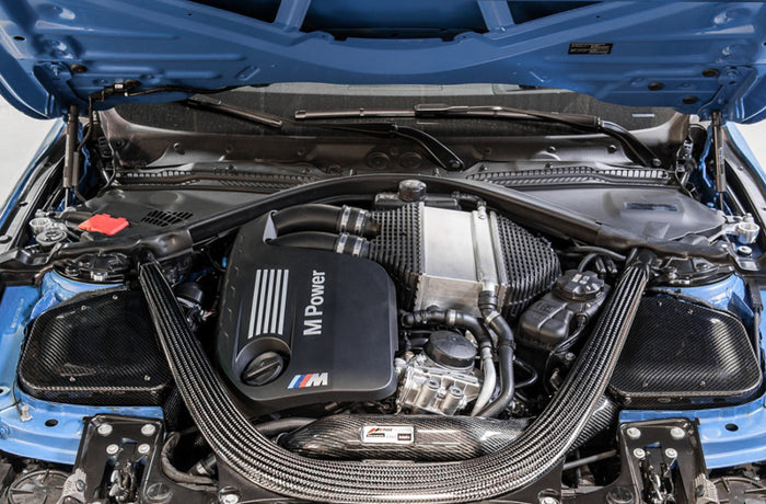 AWE Tuning BMW F8x M3/M4 S-FLO Carbon Intake available at Damond Motorsports