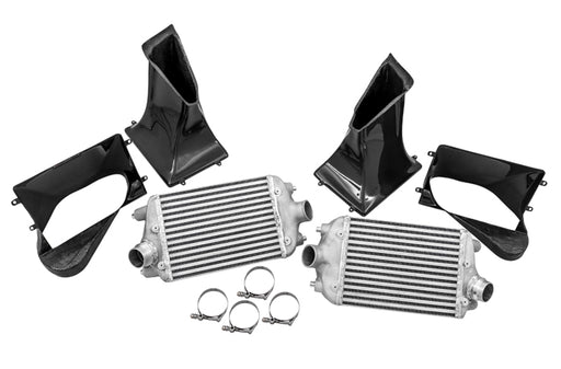 AWE Tuning Porsche 991 (991.2) Turbo/Turbo S Performance Intercooler Kit available at Damond Motorsports