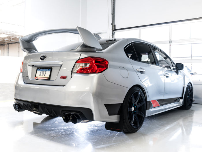 AWE Tuning Subaru STI VA / WRX GV / STI GV Sedan Touring Edition Exhaust - Diamond Black Tip (102mm) available at Damond Motorsports