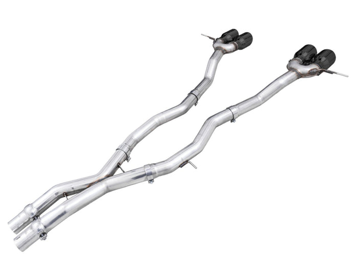 AWE Track Edition Catback Exhaust for BMW G8X M3/M4 - Diamond Black Tips available at Damond Motorsports