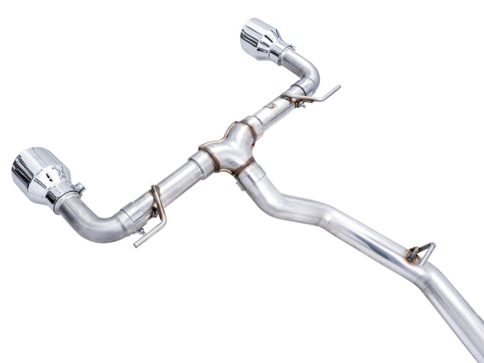 AWE Subaru BRZ/ Toyota GR86/ Toyota 86 Track Edition Cat-Back Exhaust- Chrome Silver Tips available at Damond Motorsports