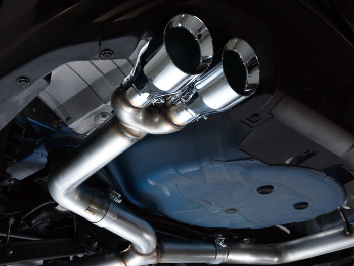 AWE Tuning 2022+ VB Subaru WRX Track Edition Exhaust - Chrome Silver Tips available at Damond Motorsports