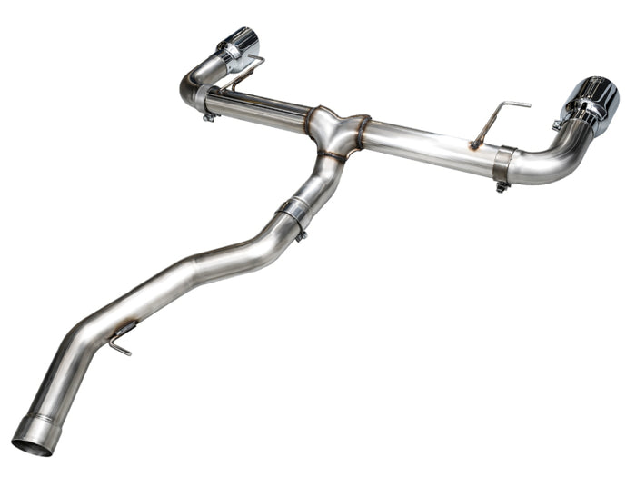 AWE 19-23 BMW 330i / 21-23 BMW 430i Base G2X Track Edition Axle Back Exhaust - Chrome Silver available at Damond Motorsports