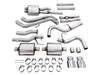 AWE 16-22 Toyota Tacoma 0FG Catback Exhaust w/ BashGuard - Dual Chrome Silver Tips available at Damond Motorsports