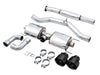 AWE Subaru BRZ/ Toyota GR86/ Toyota 86 Touring Edition Cat-Back Exhaust- Diamond Black Tips available at Damond Motorsports