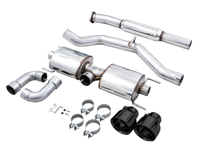 AWE Subaru BRZ/ Toyota GR86/ Toyota 86 Touring Edition Cat-Back Exhaust- Diamond Black Tips available at Damond Motorsports