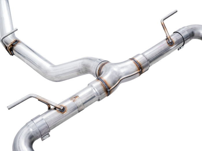 AWE Subaru BRZ/ Toyota GR86/ Toyota 86 Track Edition Cat-Back Exhaust- Chrome Silver Tips available at Damond Motorsports