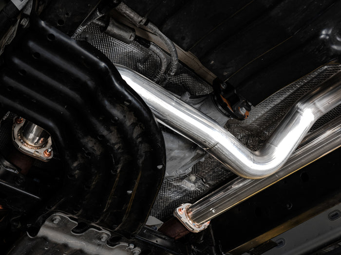 AWE Tuning 2021 RAM 1500 TRX 0FG Cat-Back Exhaust - Chrome Silver Tips available at Damond Motorsports