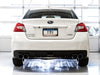 AWE Tuning 2015+ Subaru WRX VA Sedan Touring Edition Exhaust - Chrome Silver Tips (102mm) available at Damond Motorsports