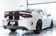 AWE Tuning 2017+ Dodge Charger 5.7L Touring Edition Exhaust - Non-Resonated - Diamond Black Tips available at Damond Motorsports