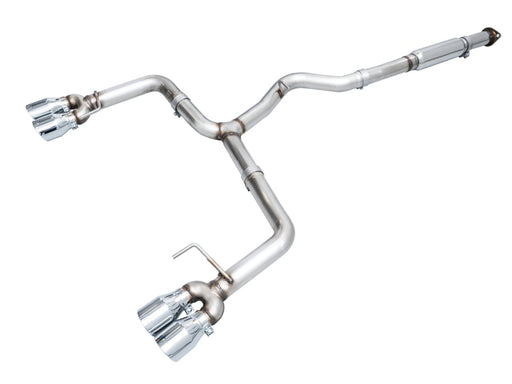 AWE Tuning 2022+ VB Subaru WRX Track Edition Exhaust - Chrome Silver Tips available at Damond Motorsports