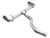 AWE 19-23 BMW 330i / 21-23 BMW 430i Base G2X Track Edition Axle Back Exhaust - Chrome Silver available at Damond Motorsports