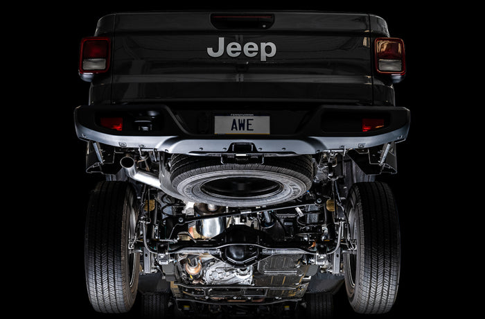 AWE Tuning 07-18 Jeep Wrangler JK/JKU 3.6L Trail Edition Cat-Back Exhaust available at Damond Motorsports