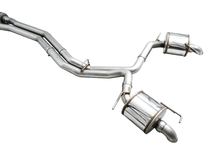 AWE Audi 2019-2023 C8 A6/A7 3.0T Touring Edition Cat-back Exhaust- Turn Downs available at Damond Motorsports