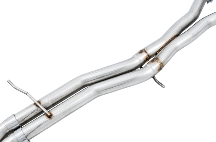 AWE Tuning Audi B9 S5 Sportback Track Edition Exhaust - Non-Resonated (Black 102mm Tips) available at Damond Motorsports