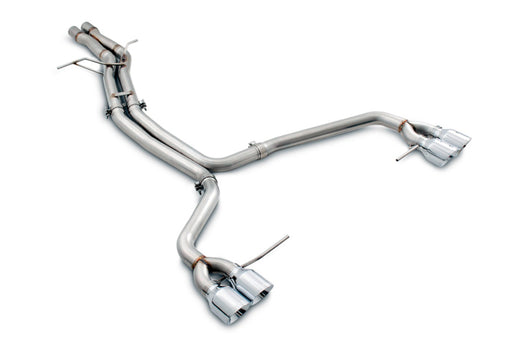 AWE Tuning Porsche Macan Touring Edition Exhaust System - Chrome Silver 102mm Tips available at Damond Motorsports