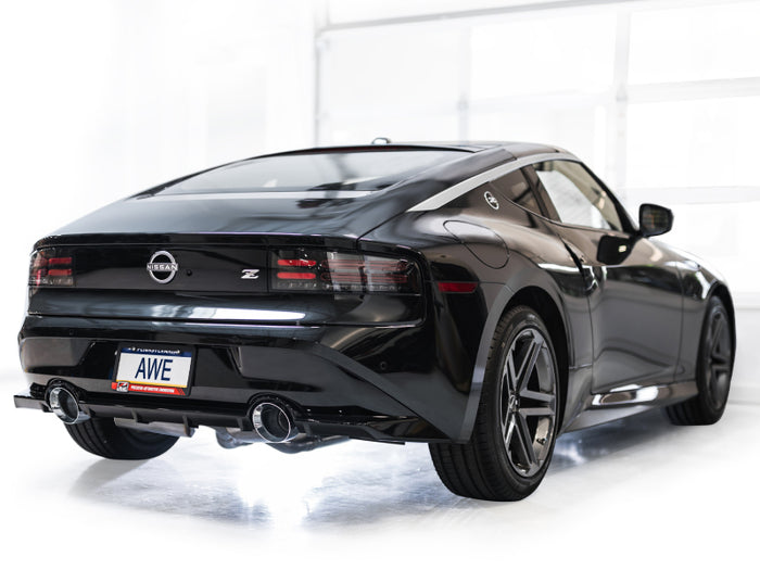 AWE 2023 Nissan Z RZ34 RWD Touring Edition Catback Exhaust System w/ Chrome Silver Tips available at Damond Motorsports