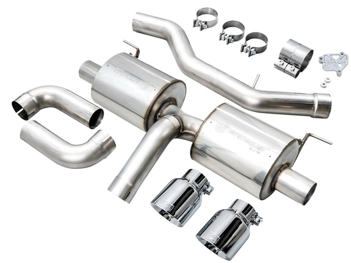 AWE 19-23 BMW 330i / 21-23 BMW 430i Base G2X Touring Axle Back Exhaust - Chrome Silver available at Damond Motorsports