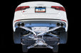 AWE Tuning Audi B9 S4 Track Edition Exhaust - Non-Resonated (Black 102mm Tips) available at Damond Motorsports