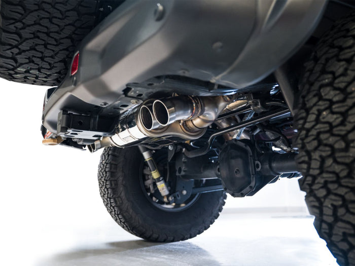 AWE 21+ Wrangler 392 Switchpath Cat-Back Exhaust- Quad BashGuards available at Damond Motorsports