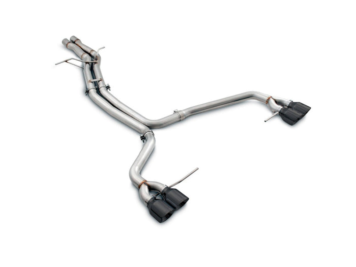 AWE Tuning Porsche Macan Touring Edition Exhaust System - Diamond Black 102mm Tips available at Damond Motorsports