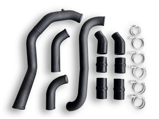 CVF Aluminum Intercooler Hot-side + Cold-side Piping Kit (2021-2023 Ford F-150 3.5L/Raptor EcoBoost; 2021-2023 3.5L PowerBoost) available at Damond Motorsports