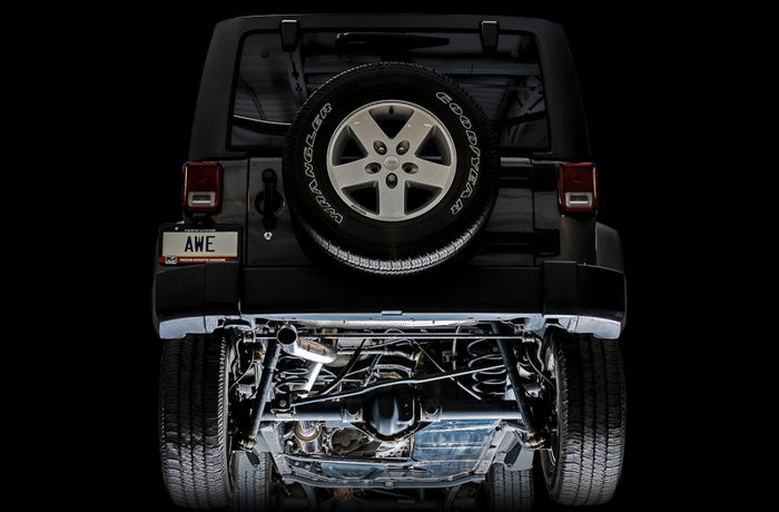 AWE Tuning 20-21 Jeep Gladiator JT 3.6L Trail Edition Cat-Back Exhaust available at Damond Motorsports