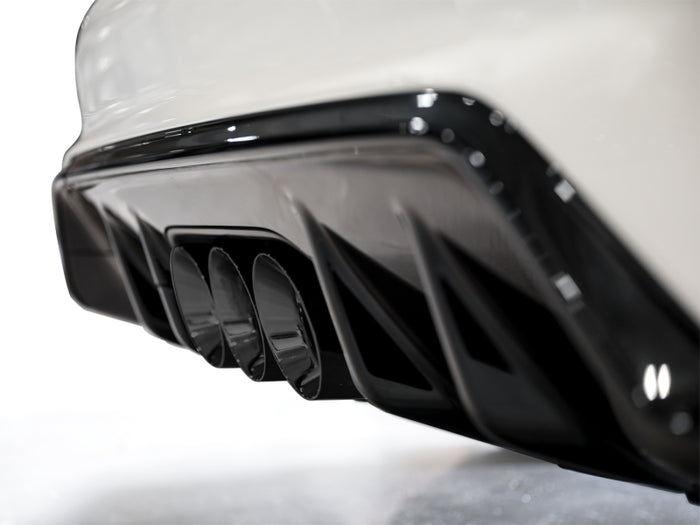 AWE Tuning 2023 Honda Civic Type R FL5 Track Edition Exhaust w/ Triple Diamond Black Tips available at Damond Motorsports